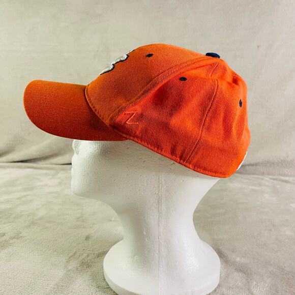 Clemson Tigers Hat Cap Men Size 7 1/8 Orange Fitted Logo Football College NCAA‎ - Picture 4 of 7